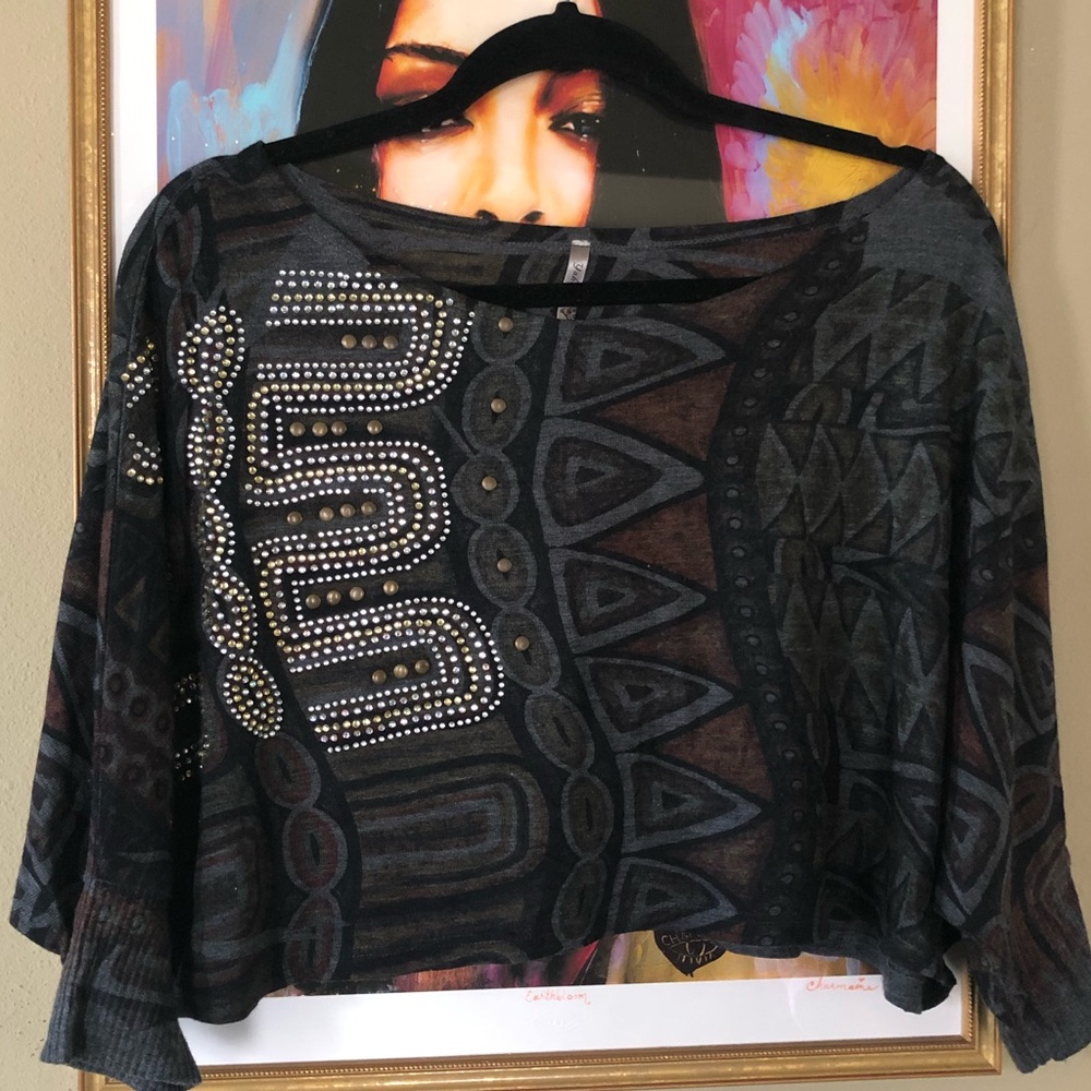 Sweater crop top